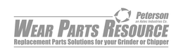 WEAR PARTS RESOURCE REPLACEMENT PARTS SOLUTIONS FOR YOUR GRINDER OR CHIPPER PETERSON AN ASTEC INDUSTRIES CO. trademark