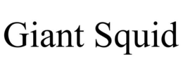 GIANT SQUID trademark