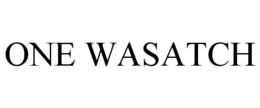 ONE WASATCH trademark