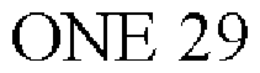 ONE 29 trademark