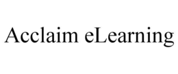 ACCLAIM ELEARNING trademark