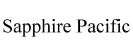 SAPPHIRE PACIFIC trademark