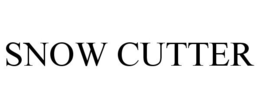 SNOW CUTTER trademark