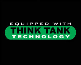EQUIPPED WITH THINK TANK TECHNOLOGY trademark