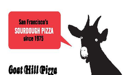 SAN FRANCISCO'S SOURDOUGH PIZZA SINCE 1975 GOAT HILL PIZZA trademark