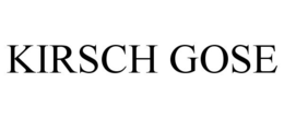 KIRSCH GOSE trademark