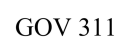 GOV 311 trademark