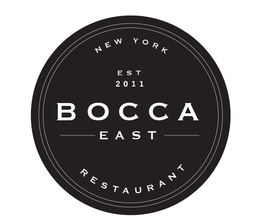 NEW YORK EST 2011 BOCCA EAST RESTAURANT trademark