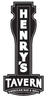 HENRY'S TAVERN AMERICAN BAR & GRILL trademark