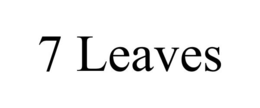 7 LEAVES trademark