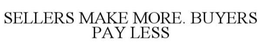 SELLERS MAKE MORE. BUYERS PAY LESS trademark