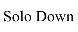 SOLO DOWN trademark
