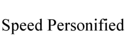 SPEED PERSONIFIED trademark