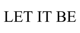 LET IT BE trademark