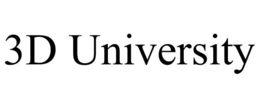 3D UNIVERSITY trademark