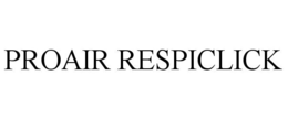 PROAIR RESPICLICK trademark