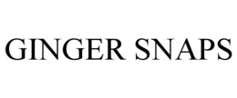 GINGER SNAPS trademark