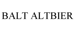 BALT ALTBIER trademark