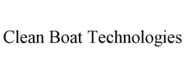 CLEAN BOAT TECHNOLOGIES trademark