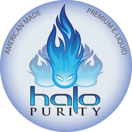 HALO PURITY AMERICAN MADE PREMIUM E-LIQUID trademark