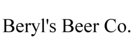 BERYL'S BEER CO. trademark