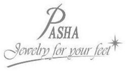 PASHA JEWELRY FOR YOUR FEET trademark