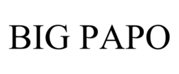 BIG PAPO trademark