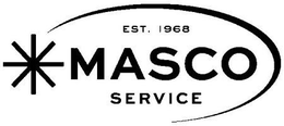 MASCO SERVICE EST. 1968 trademark