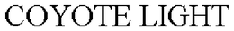 COYOTE LIGHT trademark