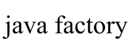 JAVA FACTORY trademark