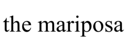 THE MARIPOSA trademark