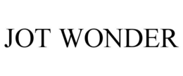 JOT WONDER trademark