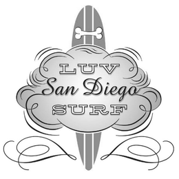 LUV SAN DIEGO SURF trademark