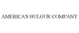 AMERICA'S BULGUR COMPANY trademark