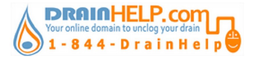 DRAINHELP.COM YOUR ONLINE DOMAIN TO UNCLOG YOUR DRAIN 1-844-DRAINHELP trademark