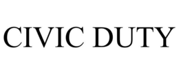 CIVIC DUTY trademark