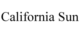 CALIFORNIA SUN trademark