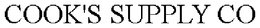 COOK'S SUPPLY CO trademark