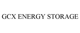 GCX ENERGY STORAGE trademark