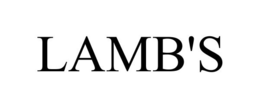 LAMB'S trademark