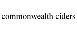 COMMONWEALTH CIDERS trademark