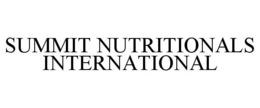 SUMMIT NUTRITIONALS INTERNATIONAL trademark