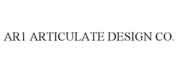 AR1 ARTICULATE DESIGN CO. trademark
