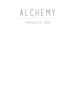 ALCHEMY KOMBUCHA BAR trademark