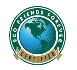 ECO FRIENDS FOREVER CERTIFIED trademark