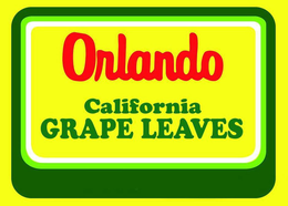 ORLANDO CALIFORNIA GRAPE LEAVES trademark
