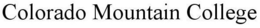 COLORADO MOUNTAIN COLLEGE trademark