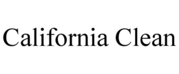 CALIFORNIA CLEAN trademark