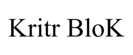 KRITR BLOK trademark