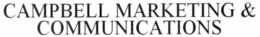 CAMPBELL MARKETING & COMMUNICATIONS trademark